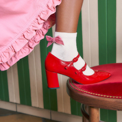 Coucou Suzette Socks - Pink Ribbon