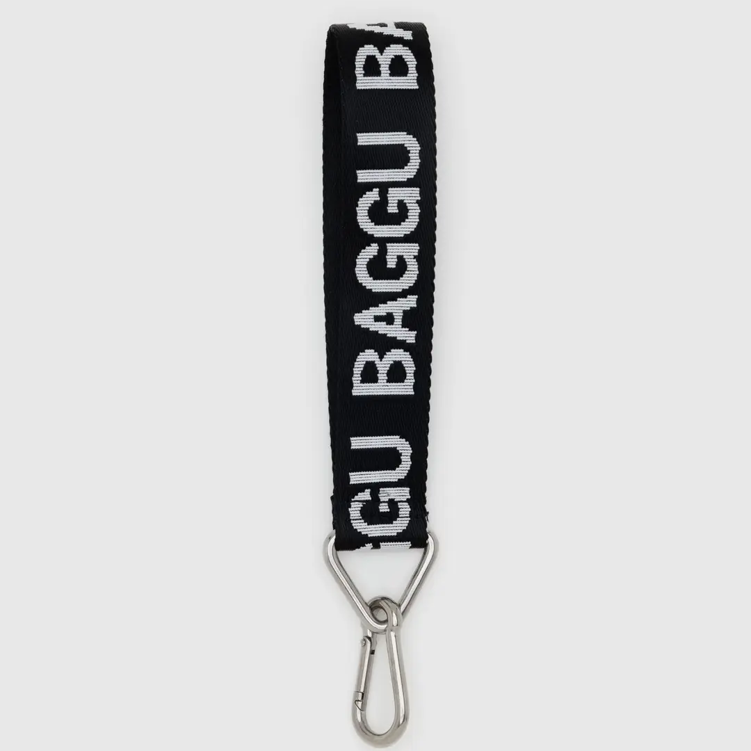BAGGU Logo Keychain (Black and White)