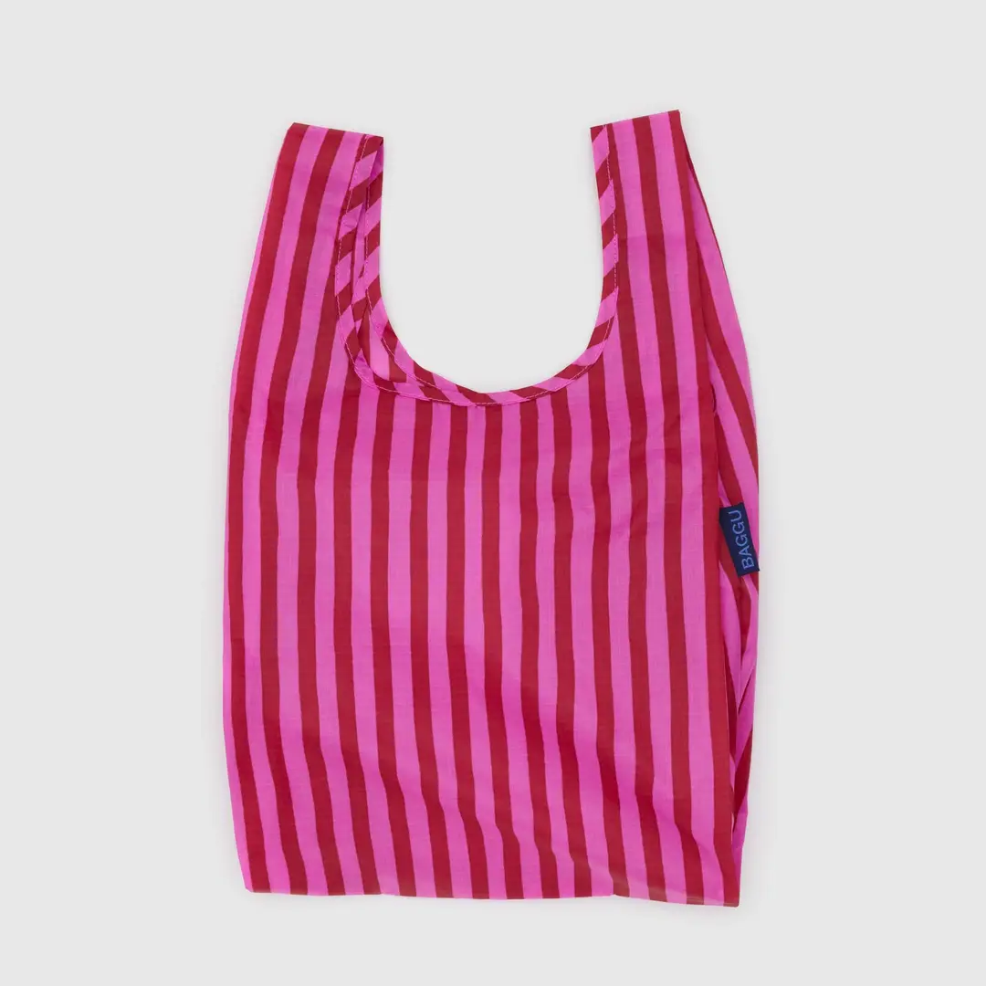 BAGGU Baby (Pink & Red Painted Stripe)