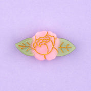 Hair Clip (Peony)