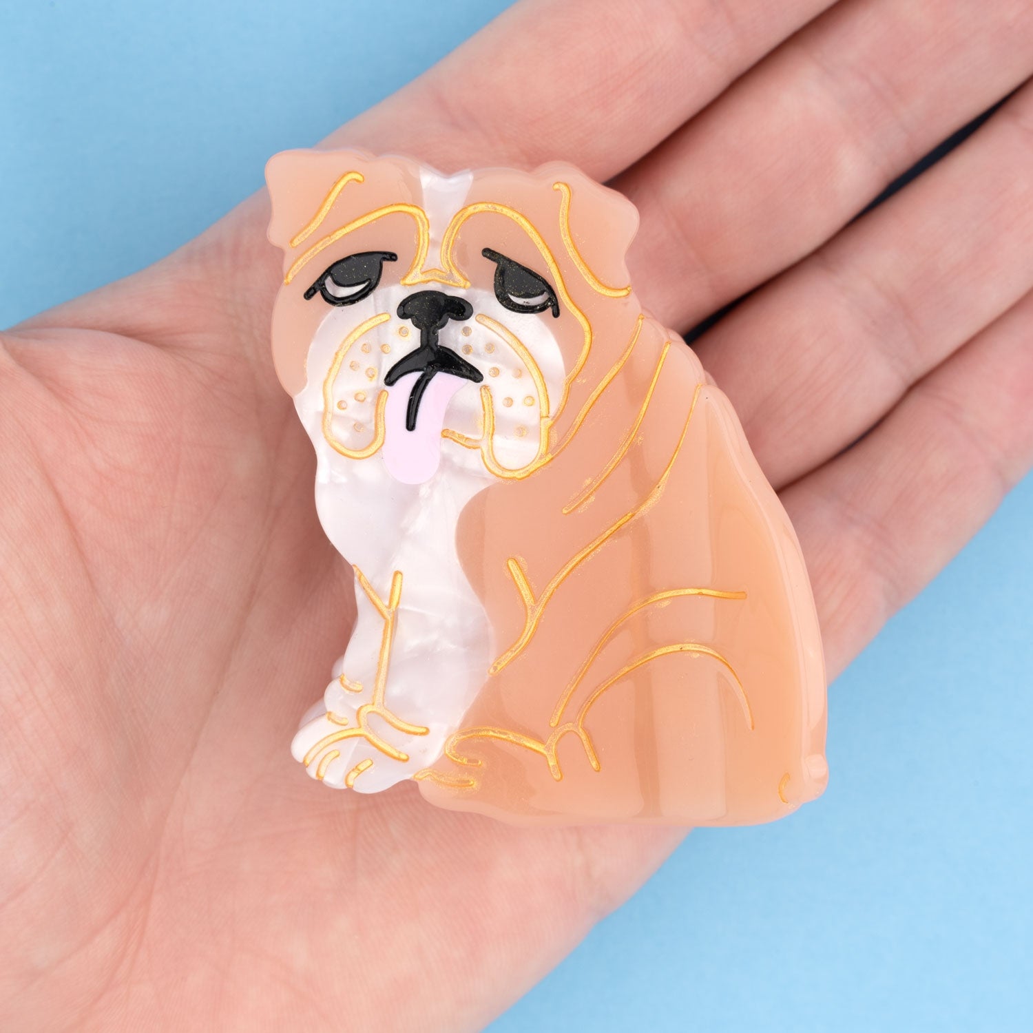 Hair Claw (English Bulldog)