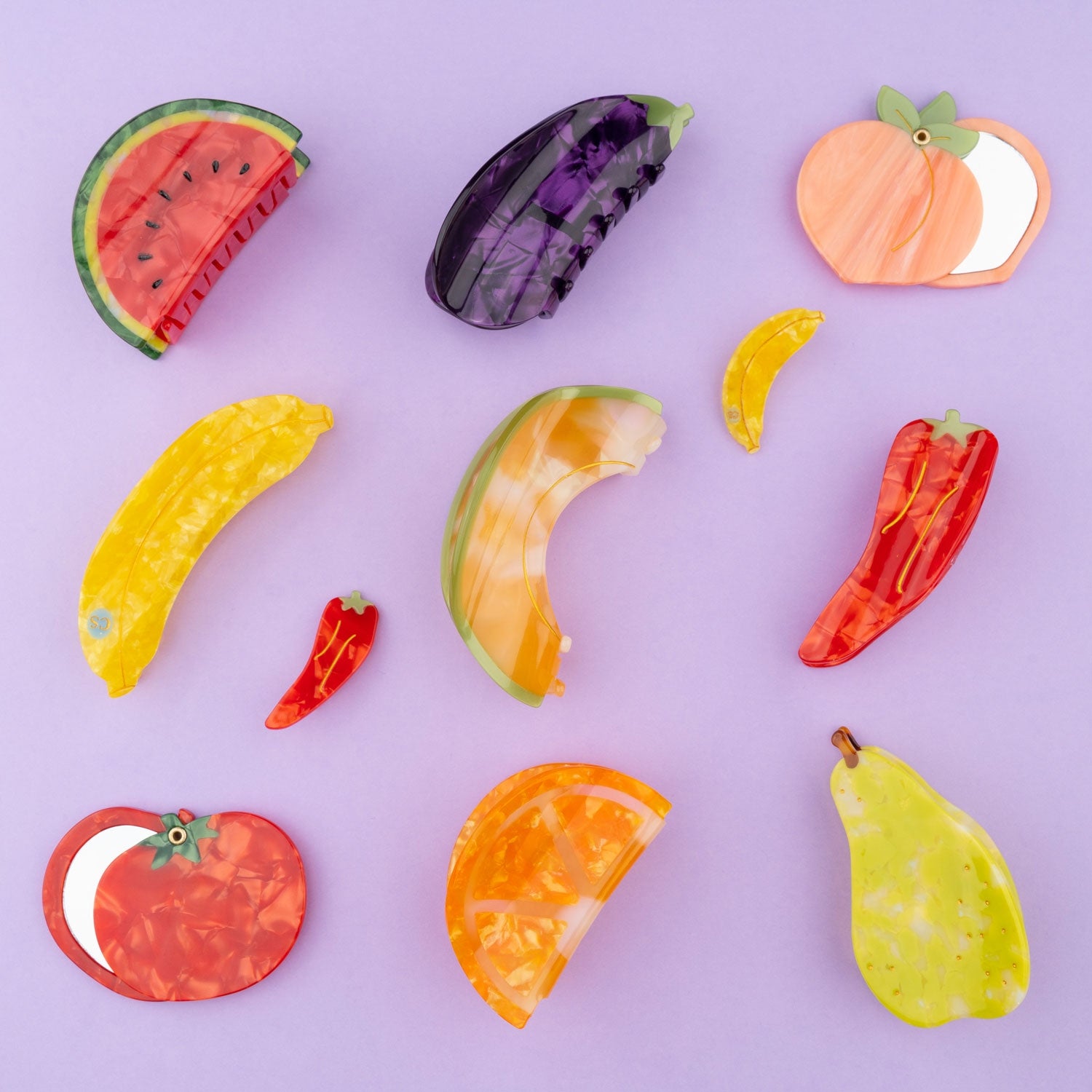 Hair Claw (Chilli Pepper)