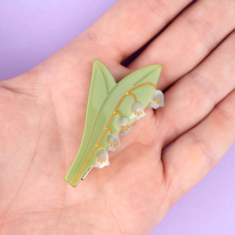 Hair Clip (Lily of the Valley)