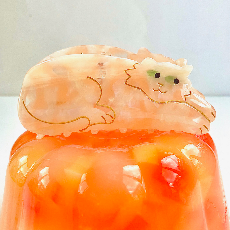 Hair Claw (Ginger Cat)