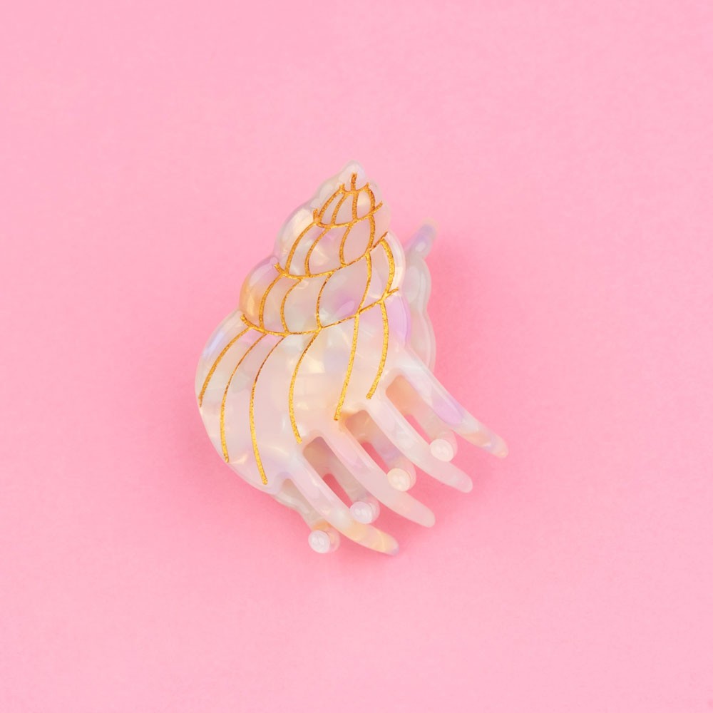 Mini Hair Claw (Shell)