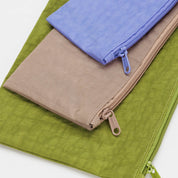 BAGGU Flat Pouch Set (Nettle)