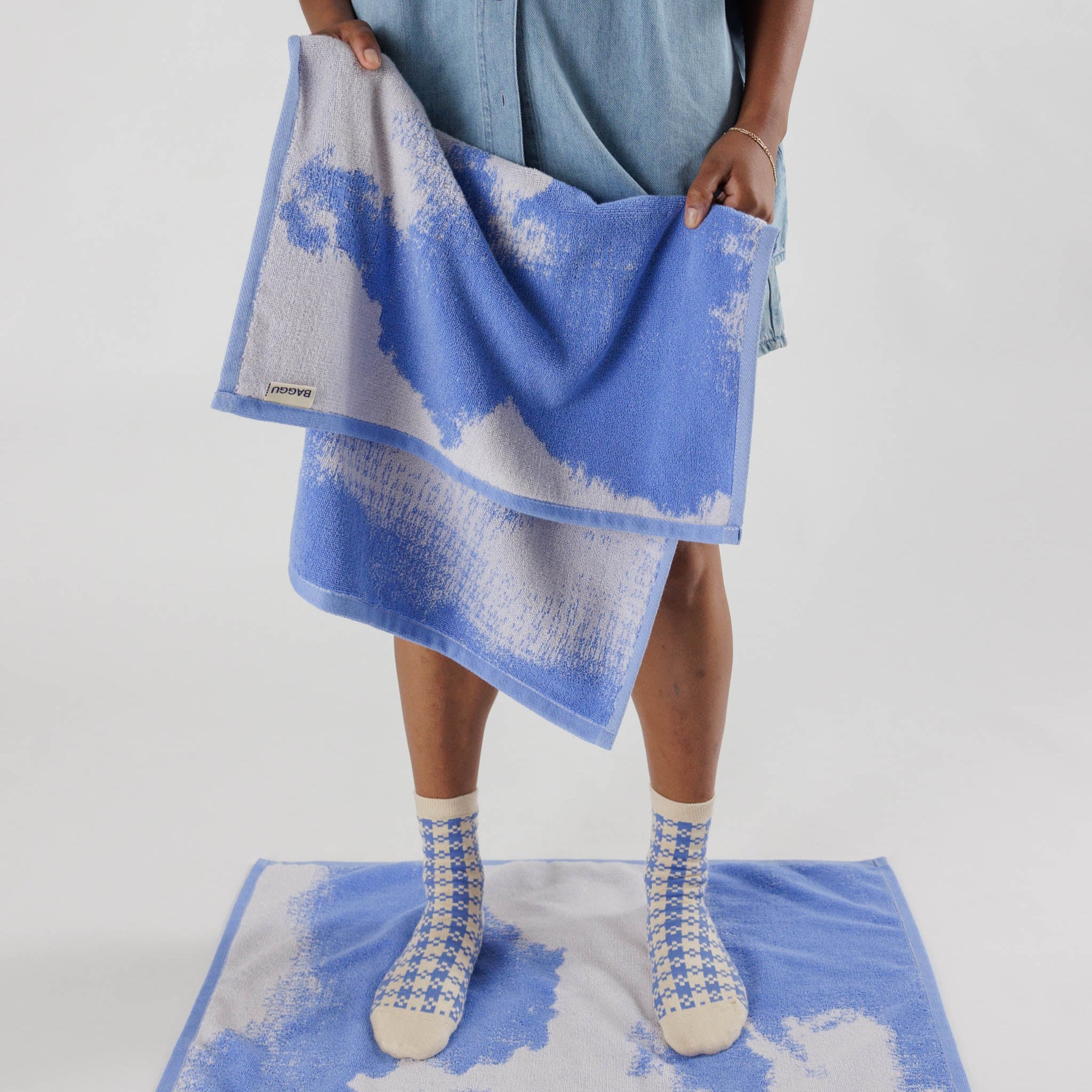 BAGGU Hand Towel Set of 2 (Clouds)