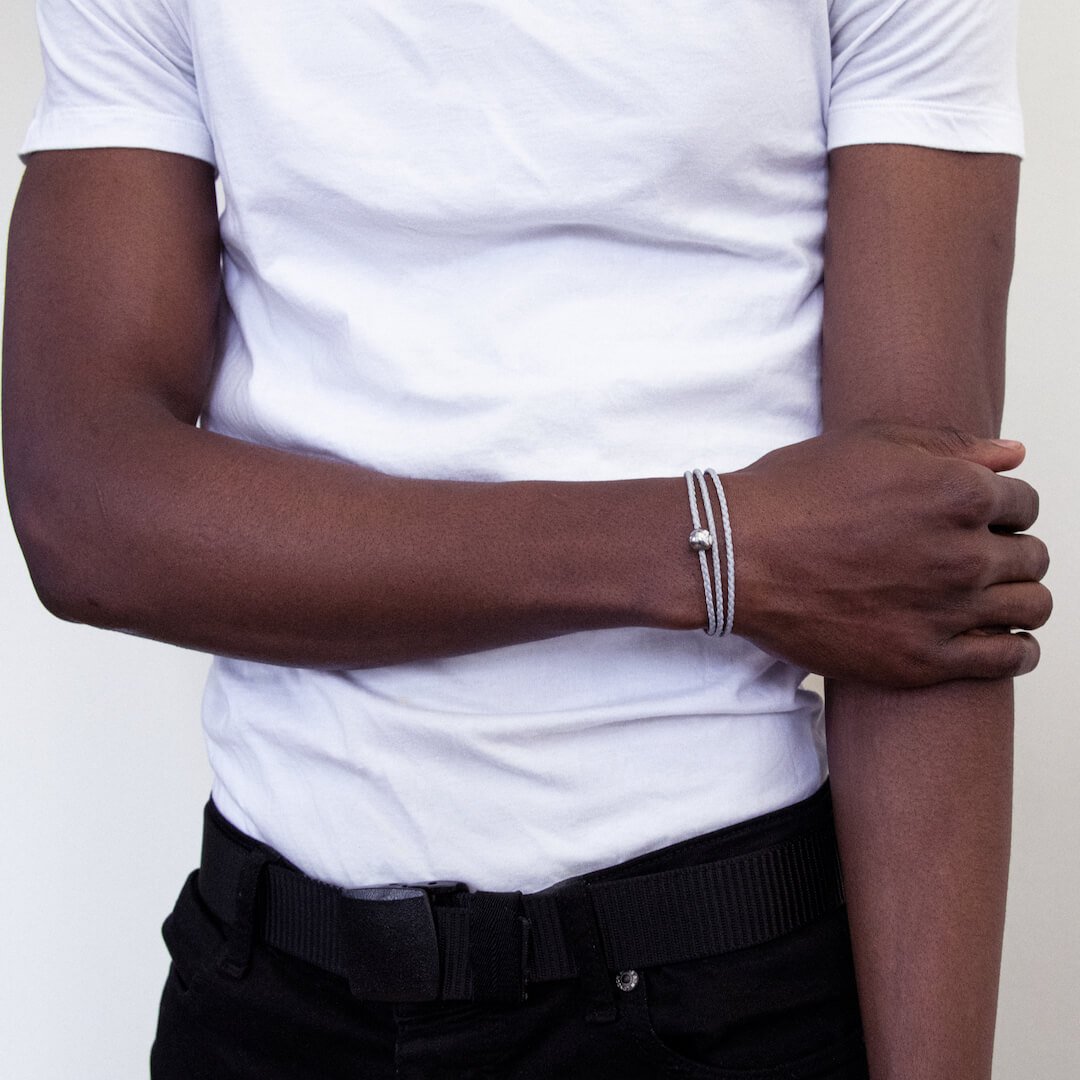 Lokai Triple Wrap Ice Silver