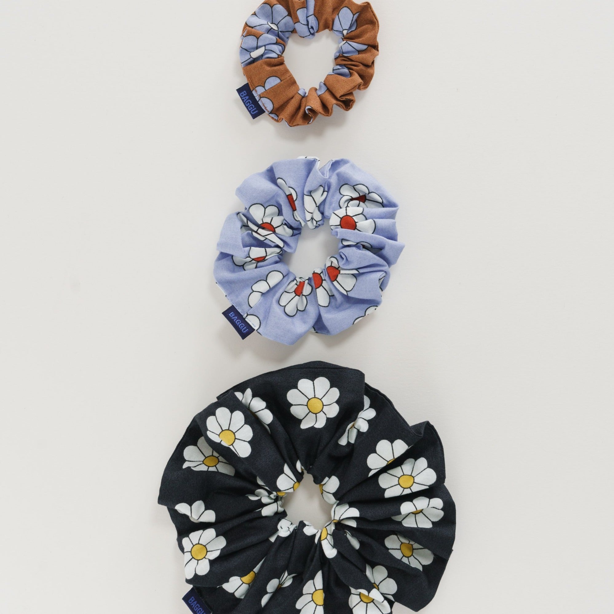 BAGGU Scrunchies set of 3 - Daisies