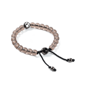 Lokai Glass Bead Bracelet Smoke Gunmetal