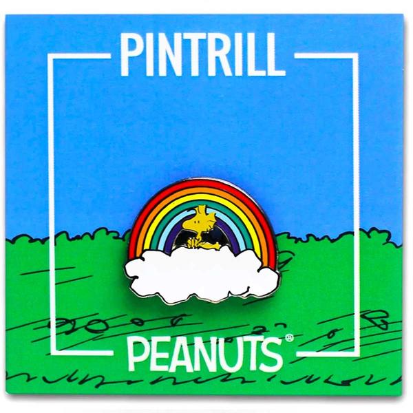 Pintrill Peanuts - เข็มกลัดสีรุ้ง Woodstock