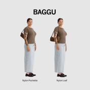 BAGGU Nylon Loaf Bag (Leopard)