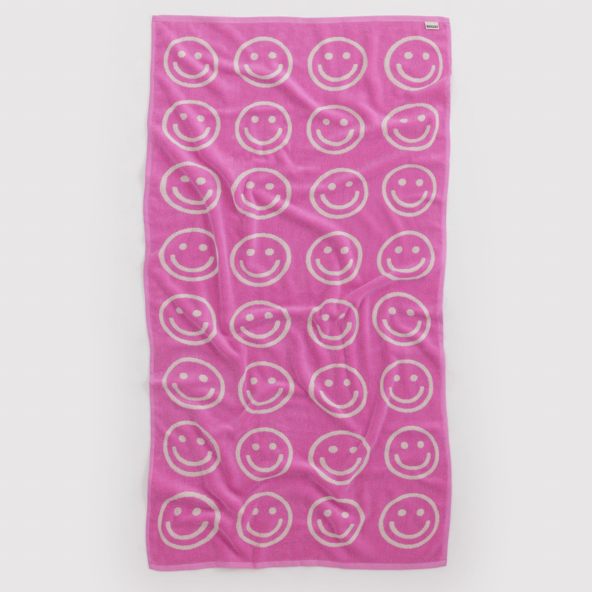BAGGU Bath Towel (Happy Pink)