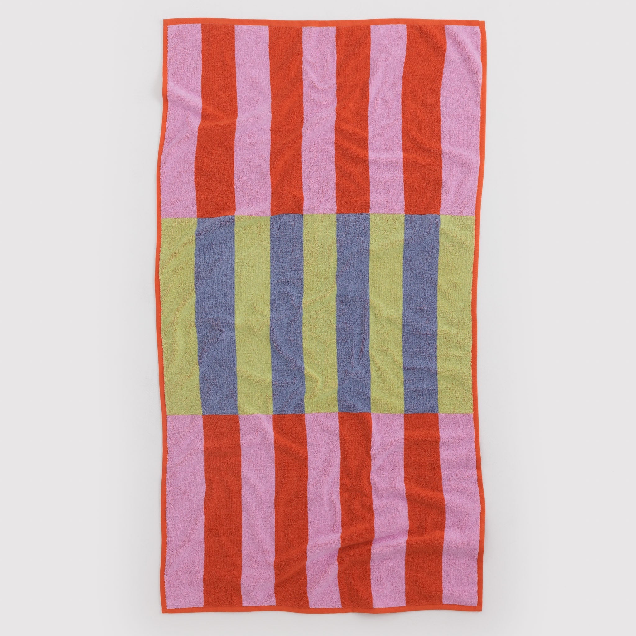 BAGGU Bath Towel (Pool Stripe)