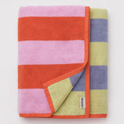 BAGGU Bath Towel (Pool Stripe)