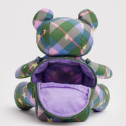 BAGGU Bear Bag (Green Star Plaid)