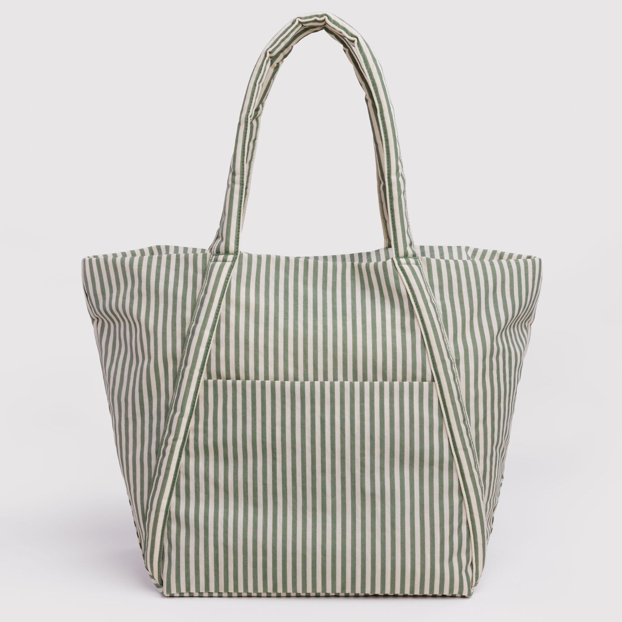 BAGGU Cloud Bag (Sage Stripe)