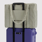 BAGGU Cloud Carry On Bag (Sage Stripe)
