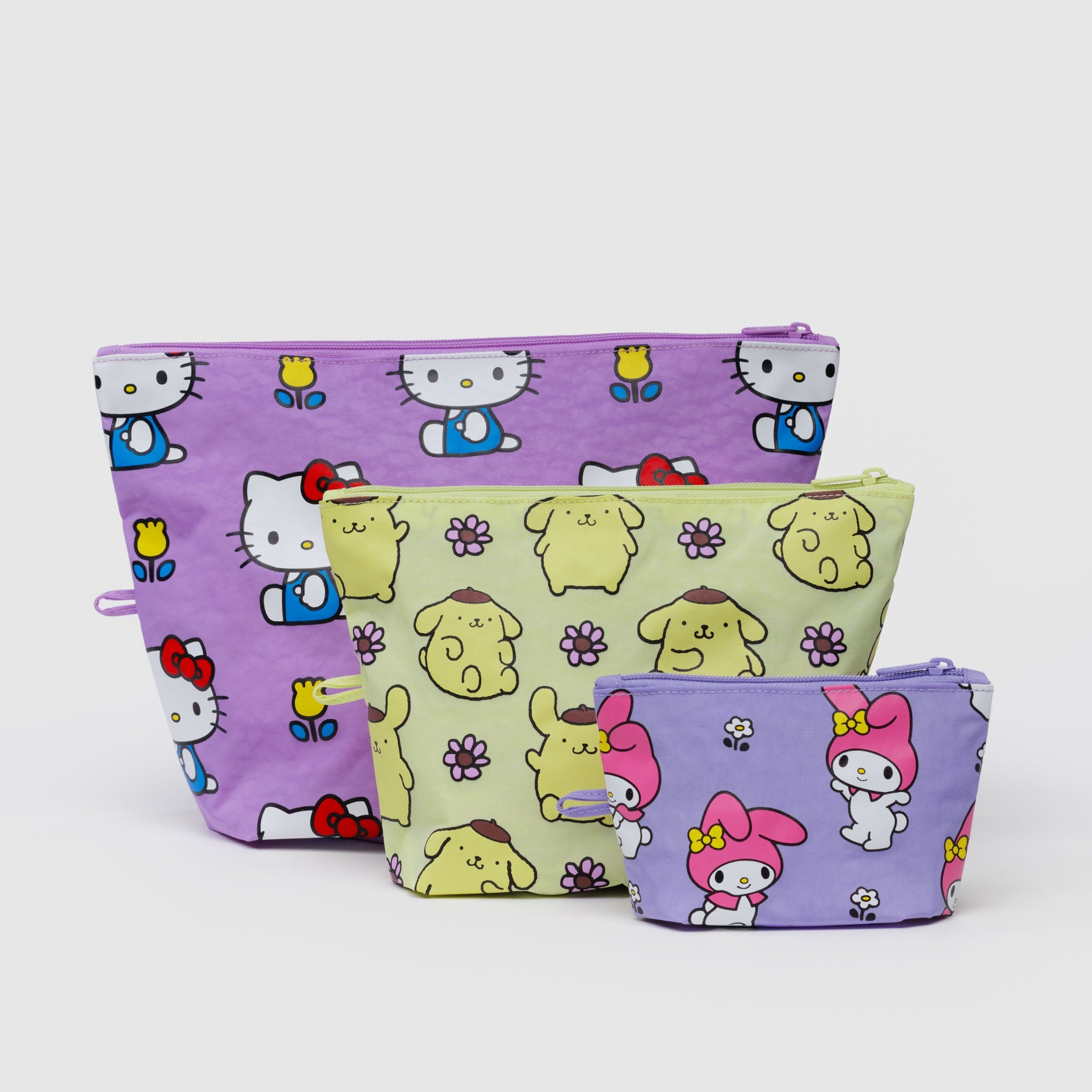 BAGGU Go Pouch Set (Hello Kitty And Friends)
