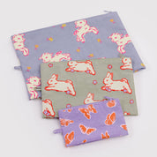 BAGGU Go Pouch Set (Spring Animals)