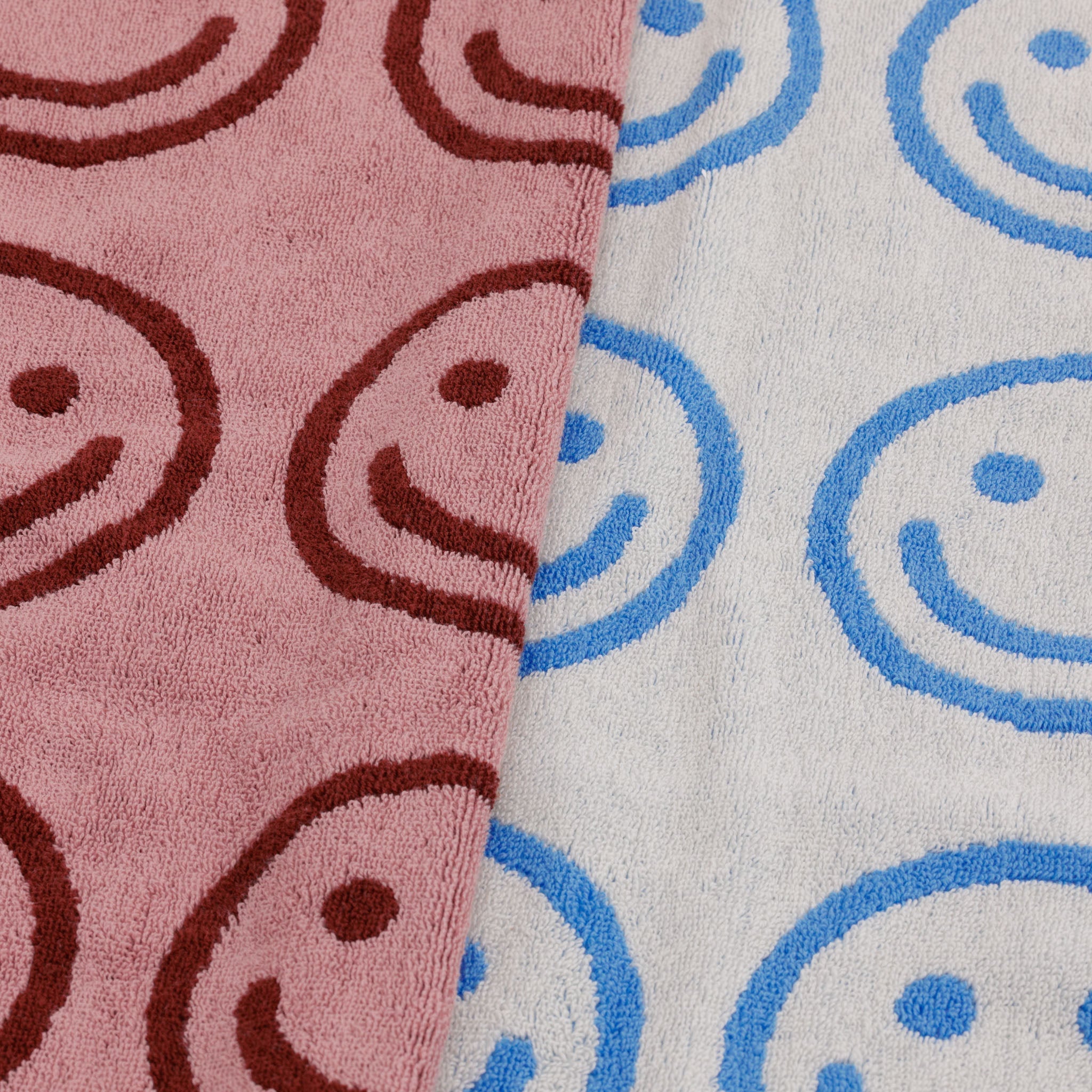 BAGGU Hand Towel Set of 2 (Sky Blue and Blush Happy)