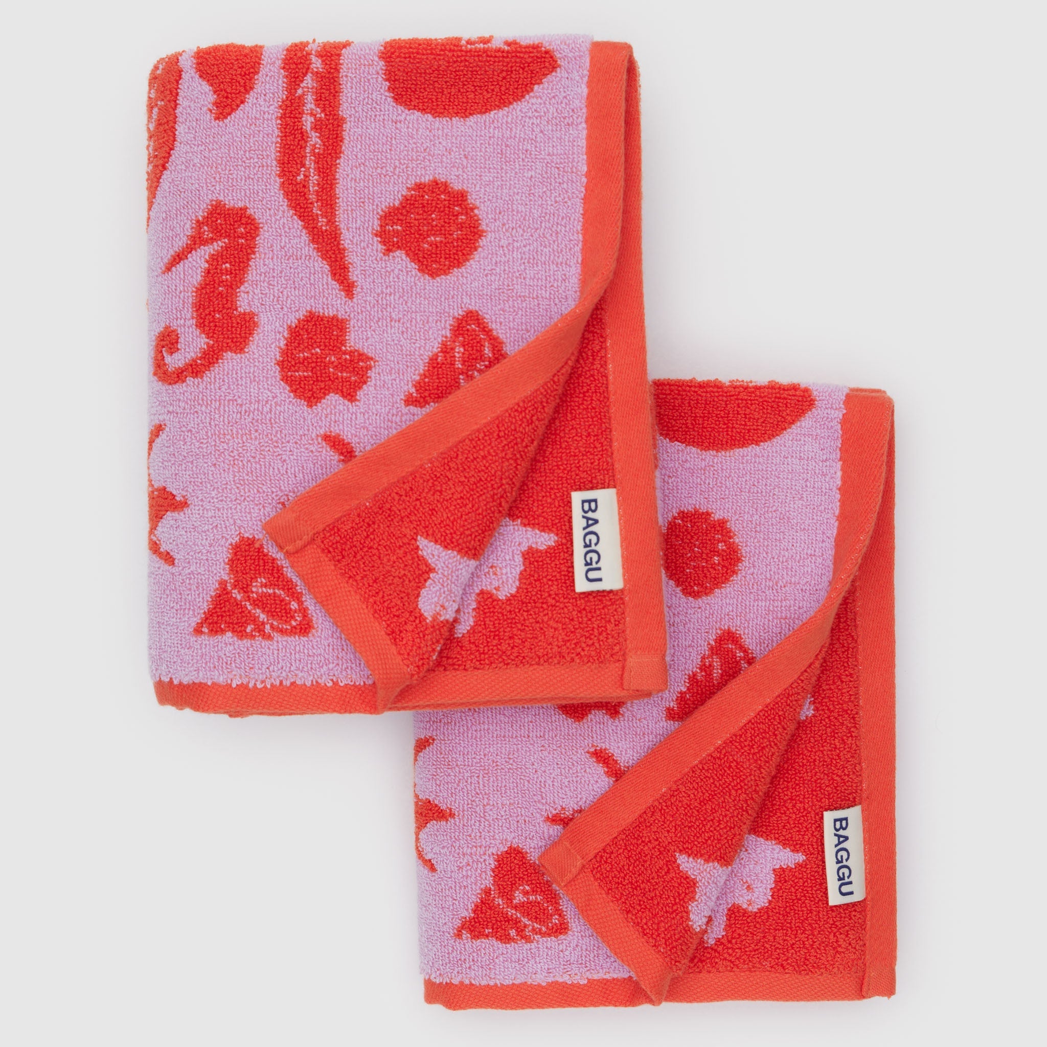 BAGGU Hand Towel Set of 2 (Sea shells)