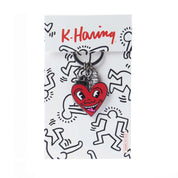 Pintrill KEITH HARING - พวงกุญแจรูปหัวใจ