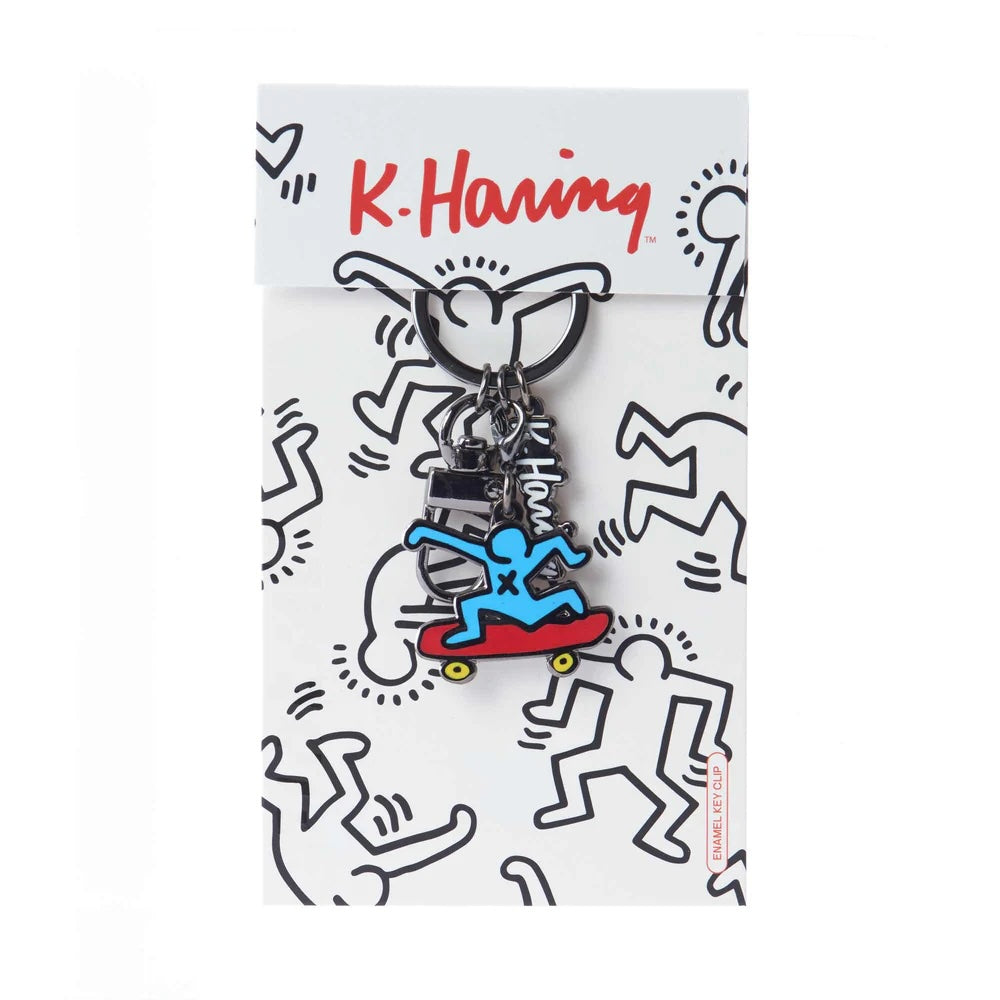 Pintrill KEITH HARING - พวงกุญแจนักสเก็ตบอร์ด