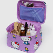 BAGGU Large Cosmetic Case - Florals Hello Kitty Pink