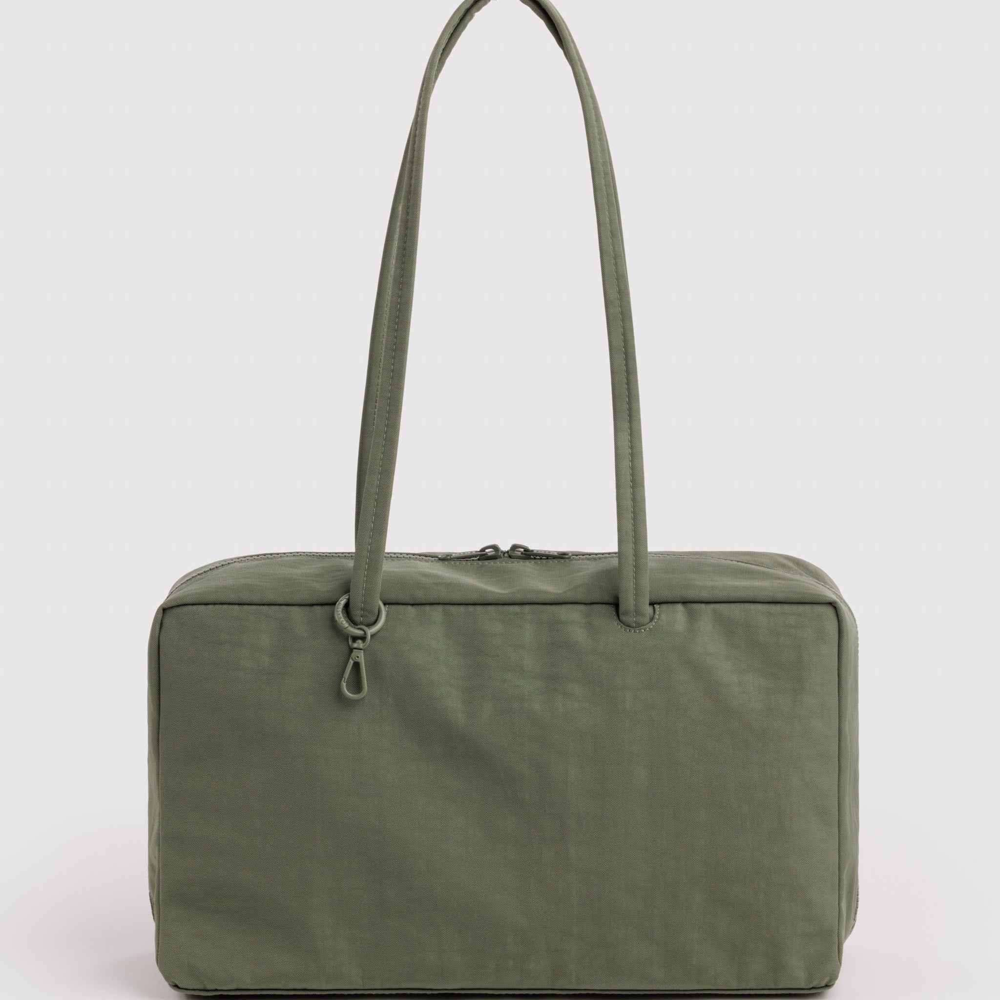 BAGGU Medium Nylon Bowler Bag (Caper)