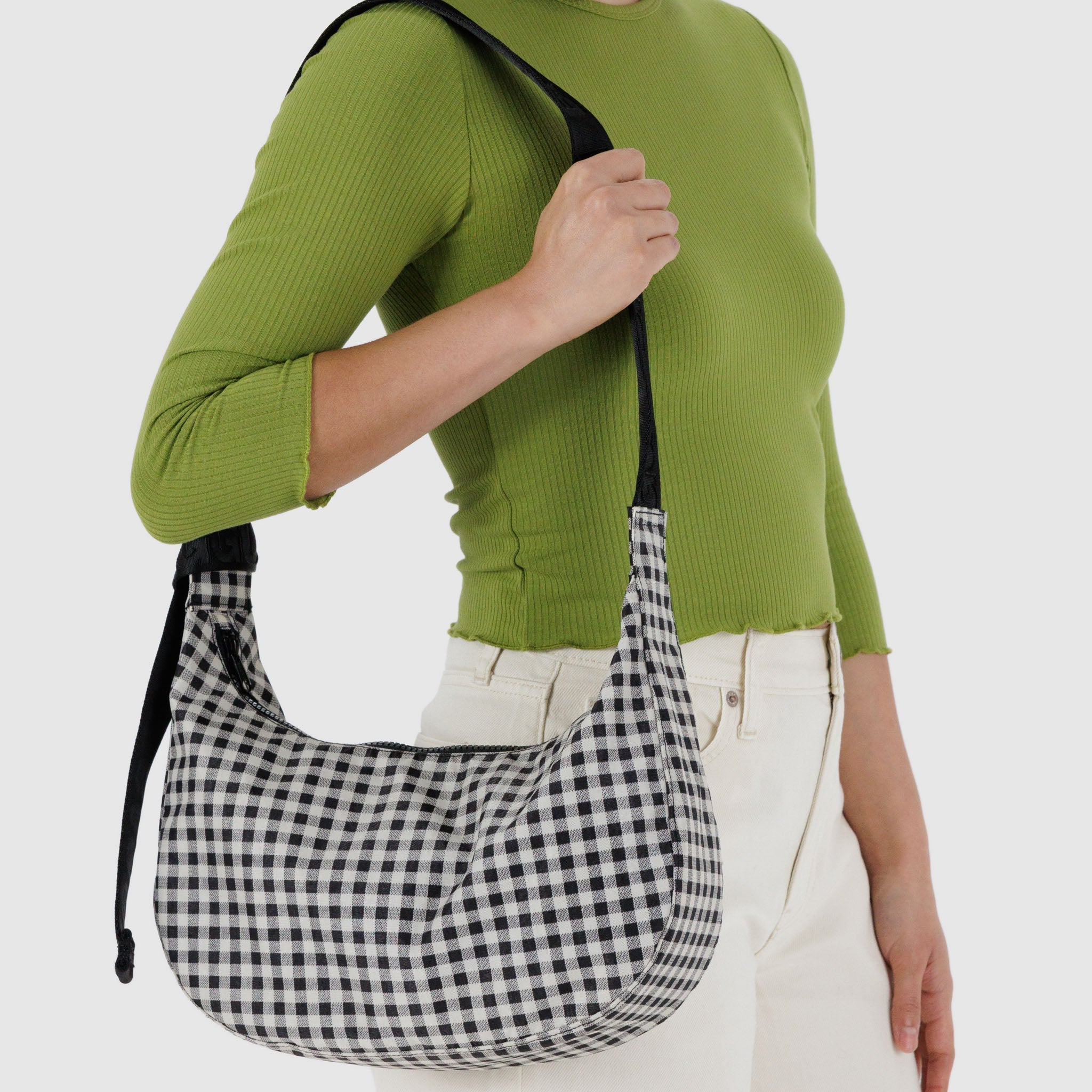 Medium_Nylon_Crescent_Bag_Heavyweight_Black_and_White_Gingham_03.jpg