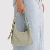 BAGGU Mini Nylon Shoulder Bag (Celadon)