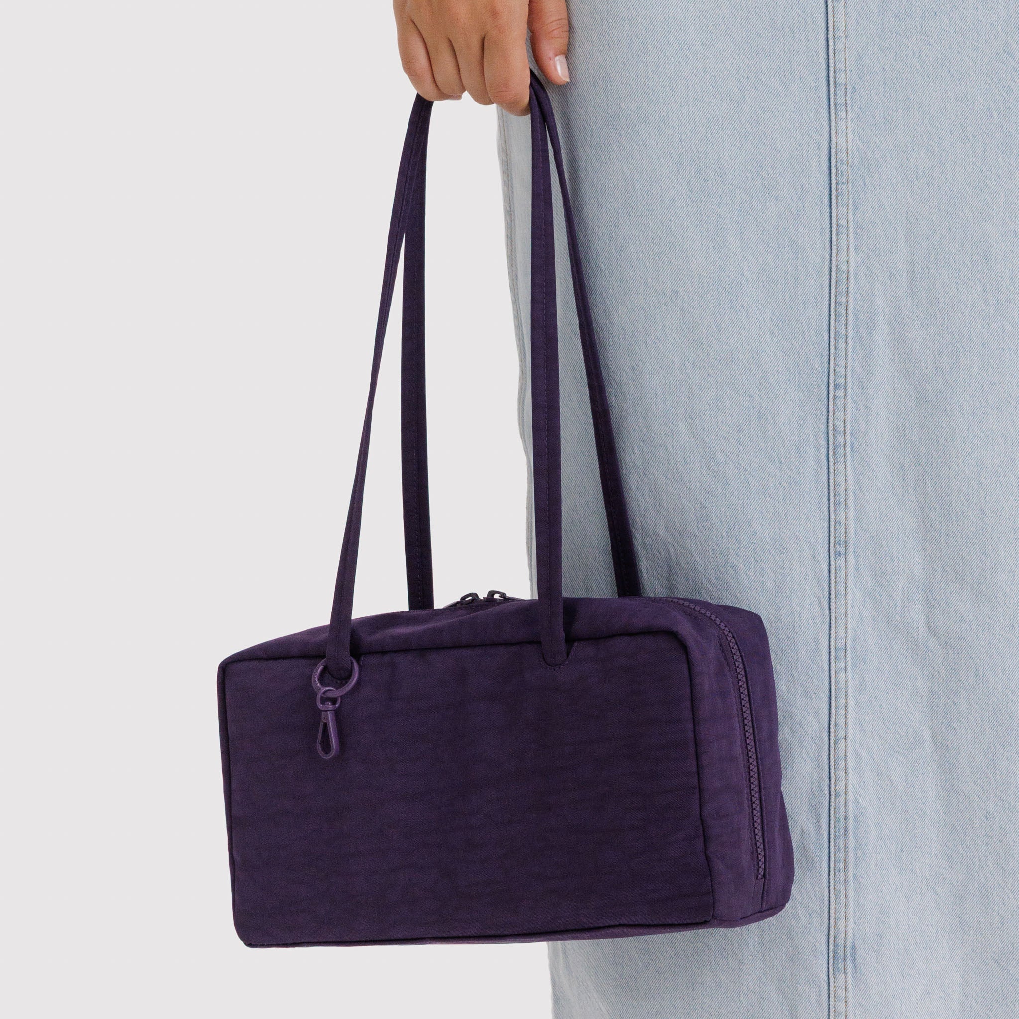 BAGGU Nylon Bowler Bag (Fig)