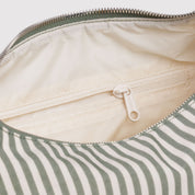 BAGGU Nylon Meringue Bag (Sage Stripe)