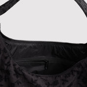 BAGGU Nylon Shoulder Bag (Charcoal Ditsy Floral)