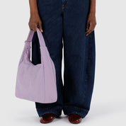 กระเป๋า BAGGU กระเป๋าสะพายไหล่ ผ้าไนลอน (สีชมพูฝุ่น) 