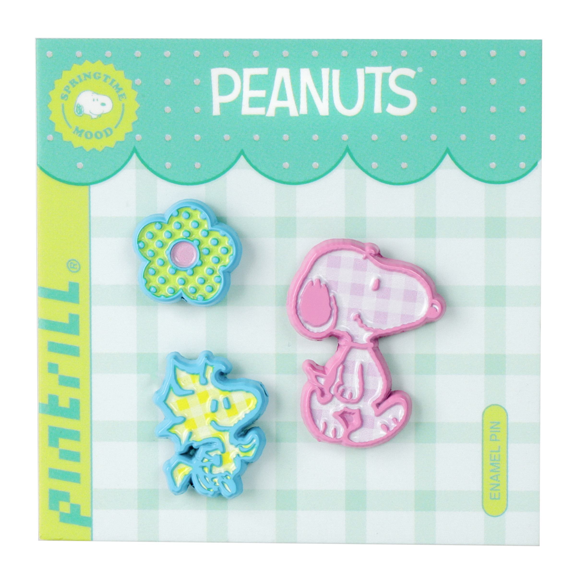 Pintrill PEANUTS - ชุดสปริงพิน Snoopy และ Woodstock
