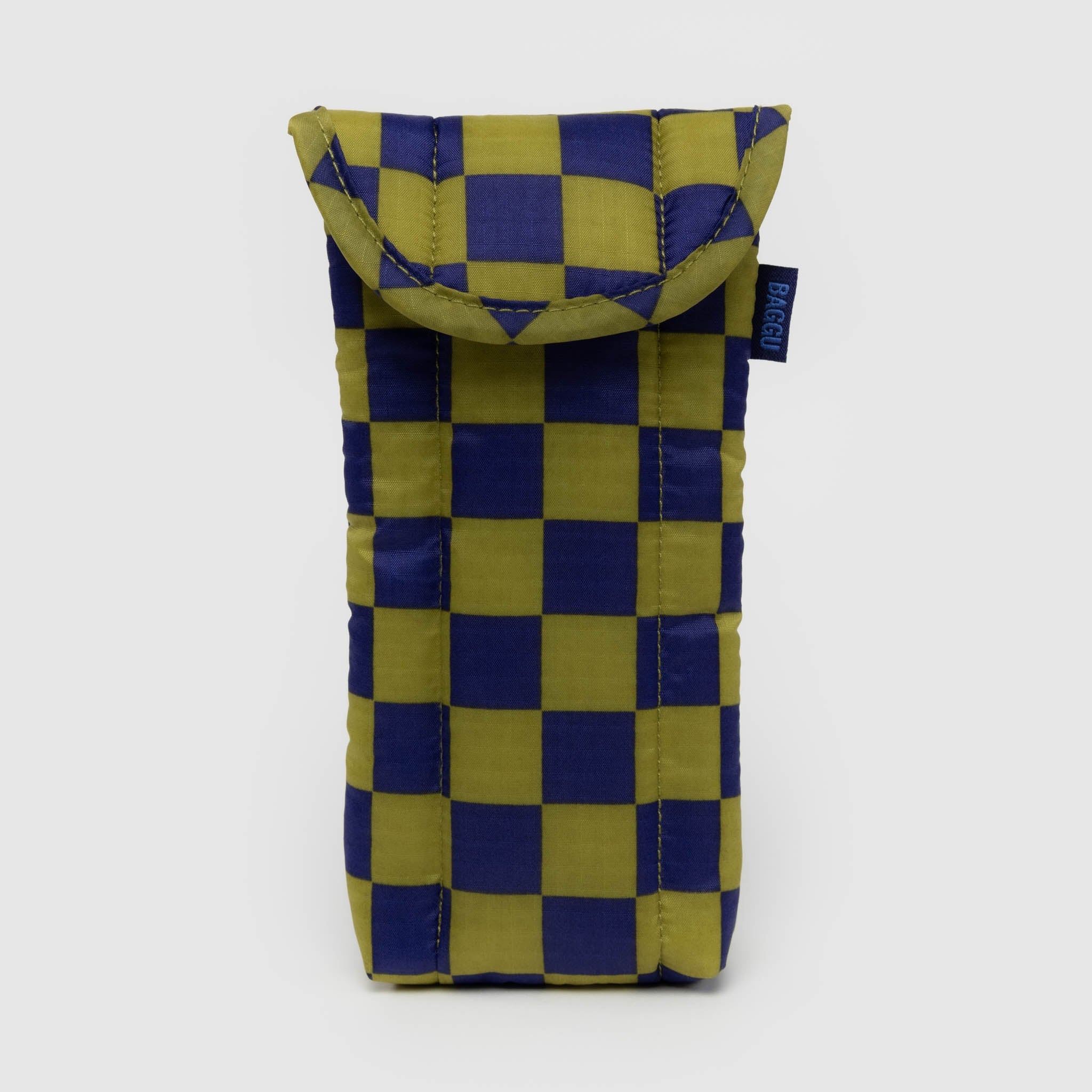 ปลอกแว่นตาพอง BAGGU (ลายตารางสีกรมท่า)