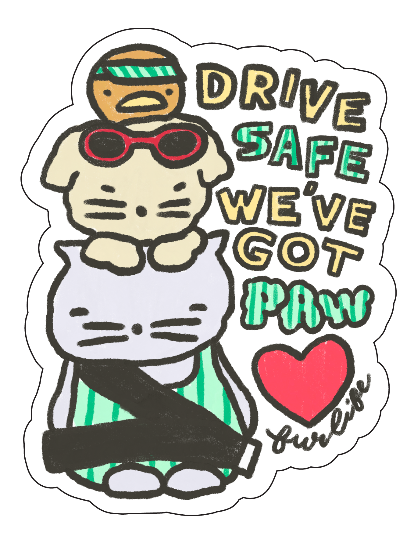 Press Haus - Paws on Board Stickers