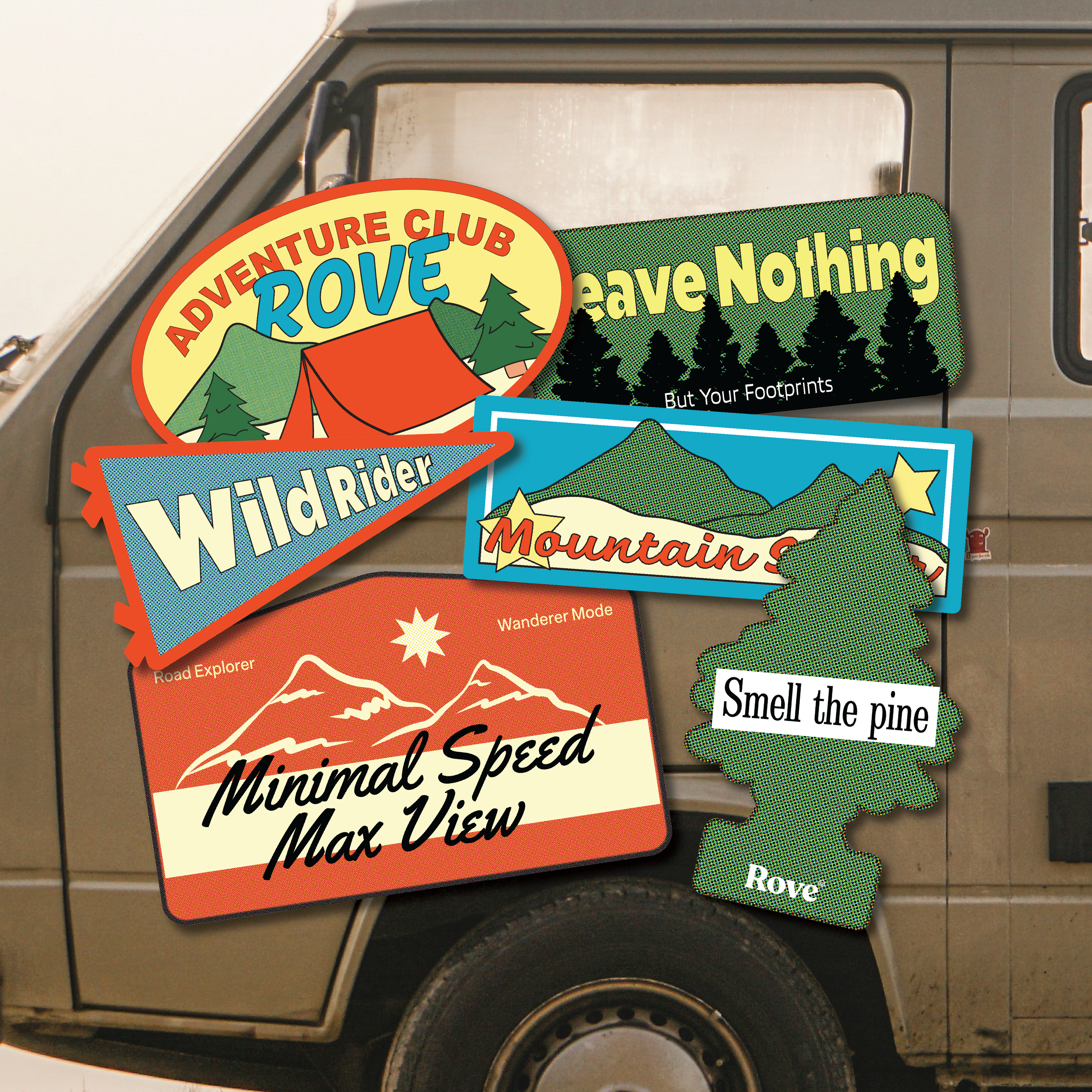ROVE - Sticker Car Camping