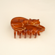 Coucou Suzette Hair Claw (Brown Cat)