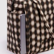 BAGGU Small Cloud Carry-On (Blurred Gingham Brown)