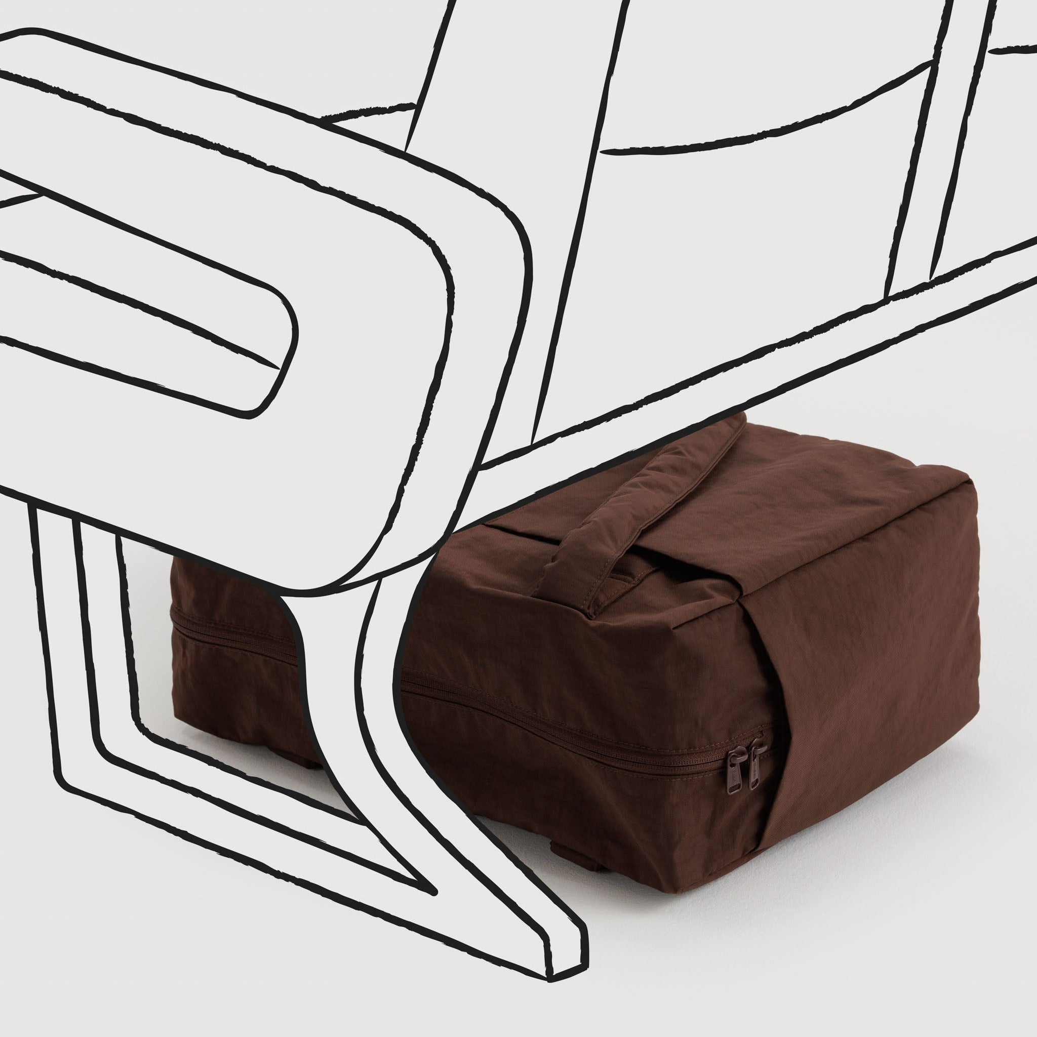 BAGGU Small Cloud Carry-On (Coffee)