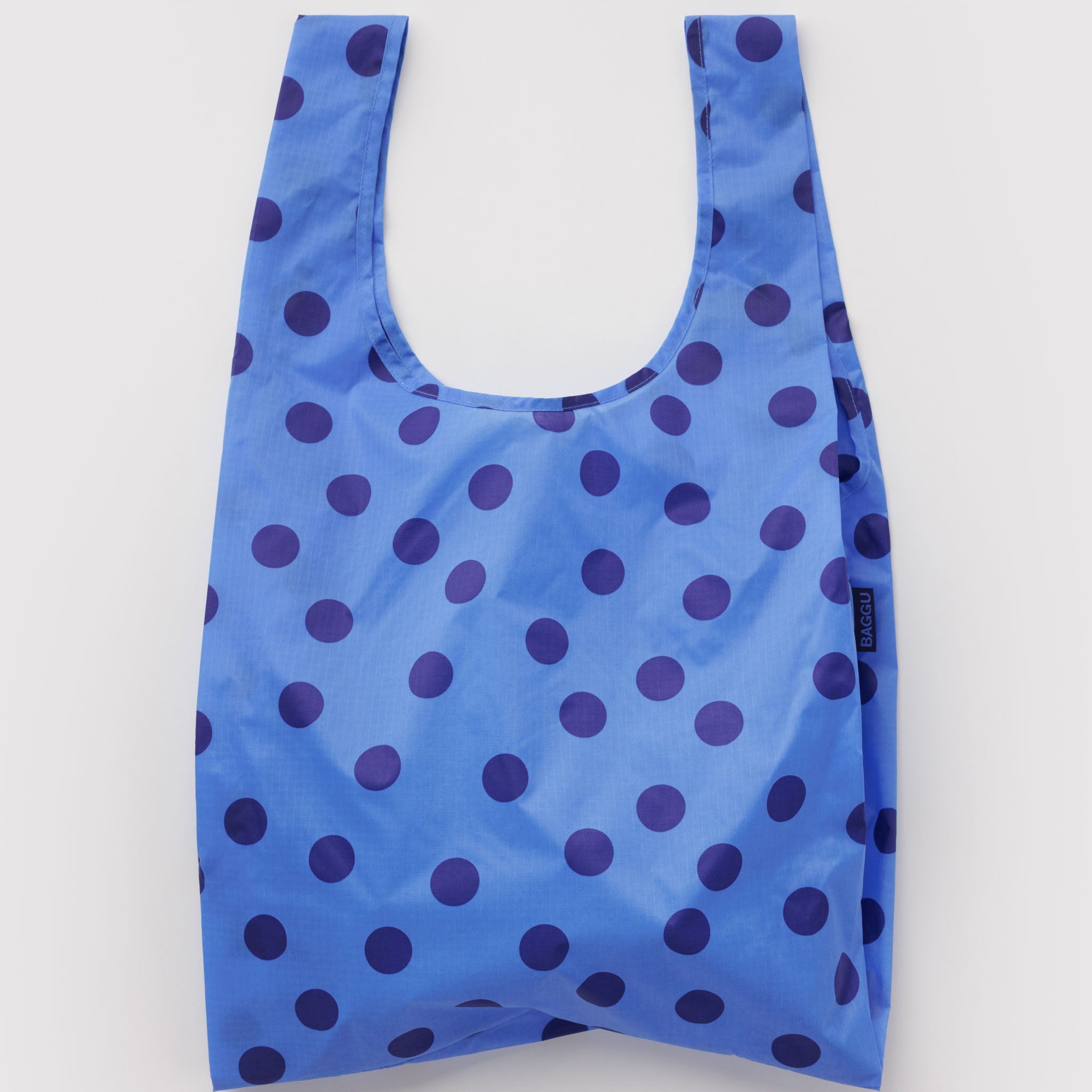 BAGGU Standard Reusable Bag (Blue Polka Dot)