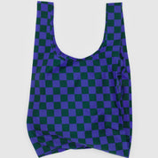 ถุงผ้า BAGGU แบบมาตรฐาน (ลายตารางสีเขียวไอริส)