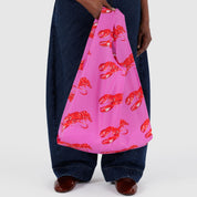 BAGGU Standard Reusable Bag (Pink Lobster)