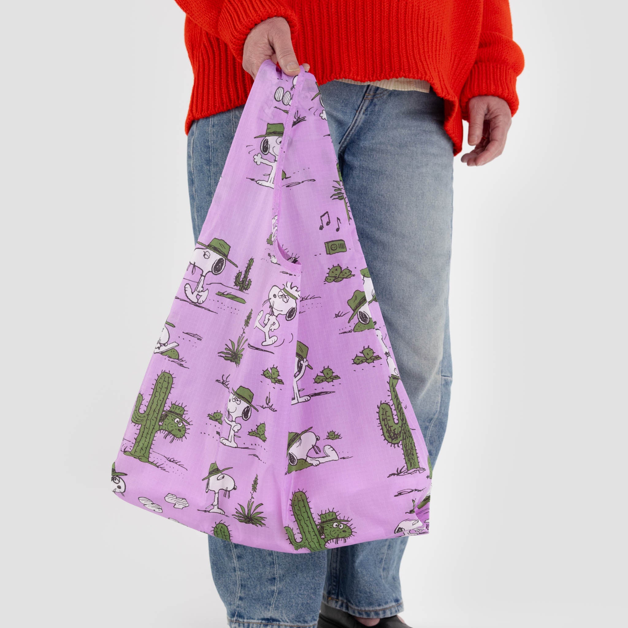 BAGGU Standard Reusable Bag (Pink Spike)