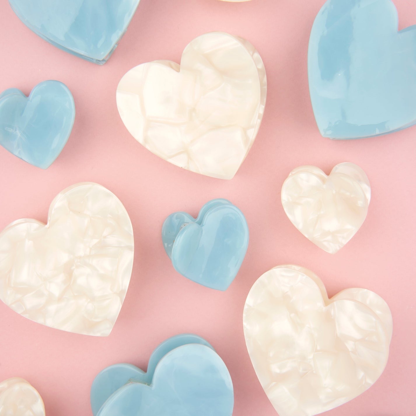 Coucou Suzette Hair Claw (White Heart)