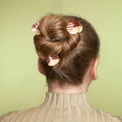 Coucou Suzette Mini Hair Claw (Chestnut)