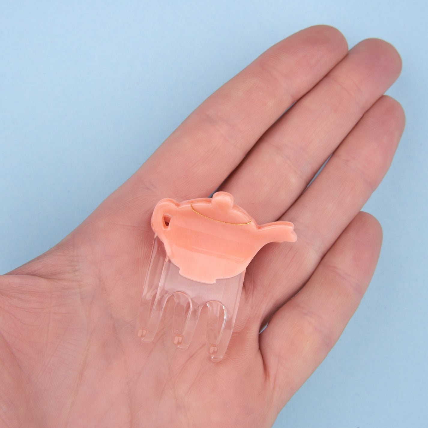 Coucou Suzette Mini Hair Claw (Teapot)